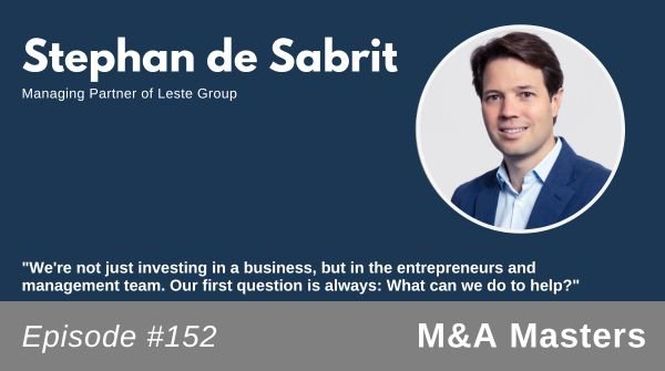 Stephan de Sabrit, the Managing Partner of Leste Group